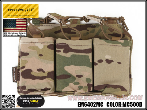 Emersongear Precision Triple Magazine Pouch For：SS TAC Vest