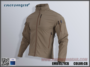 Emersongear Blue label “fog” windproof soft shell coat