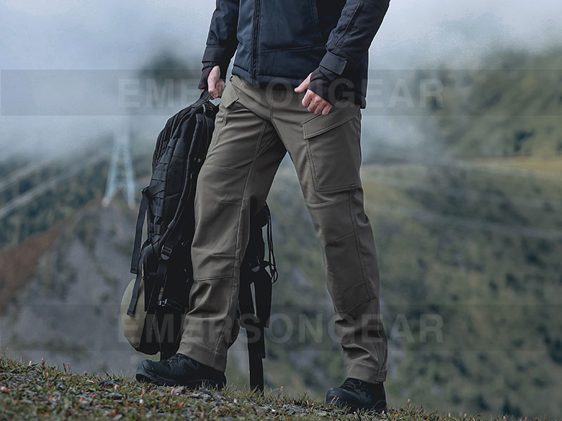 Emersongear Warm Comfortable Tactical Soft Shell Pants "Antelope"