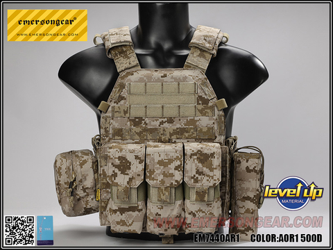 EmersonGear LBT6094A style Plate Carrier w 3 pouches