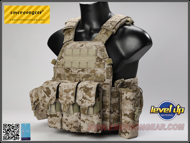 EmersonGear LBT6094A style Plate Carrier w 3 pouches