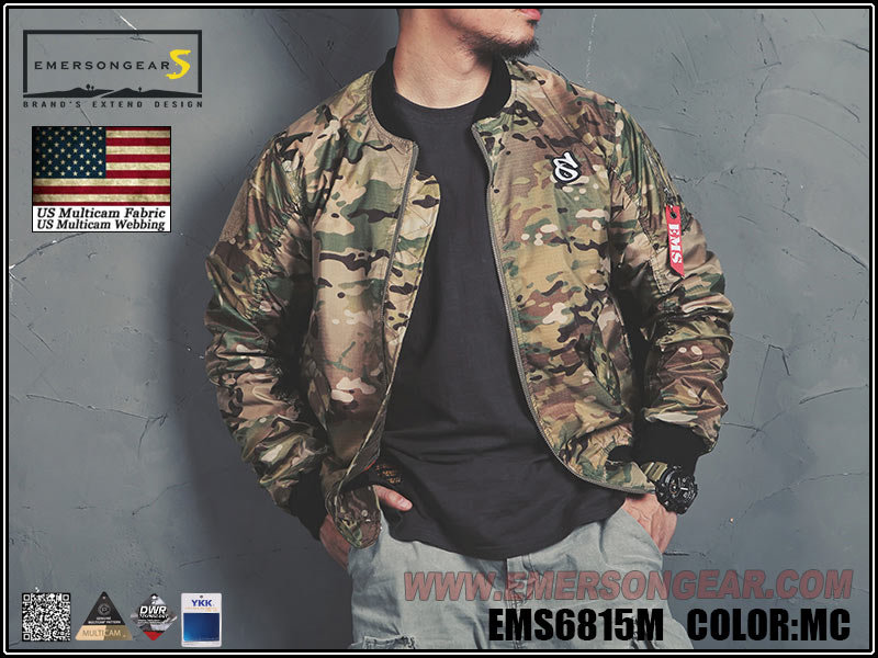 EmersongearS Men MA1 Style Jacket