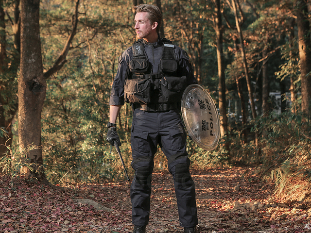 PAZAGUILA Police Uniform Military Tacrical Quick Dry Combat Training Suits