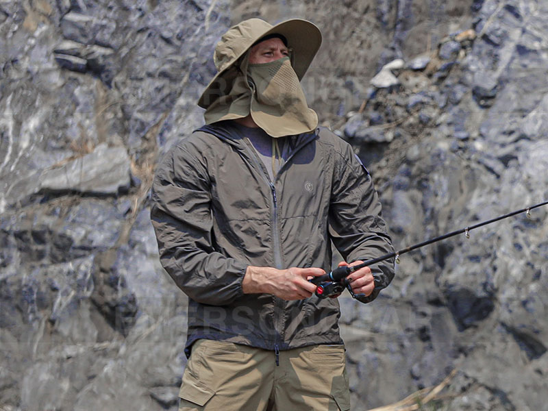Emersongear UV100+ Detachable Multifunctional Frillnecks Boonie Hat "Frilled Lizard"