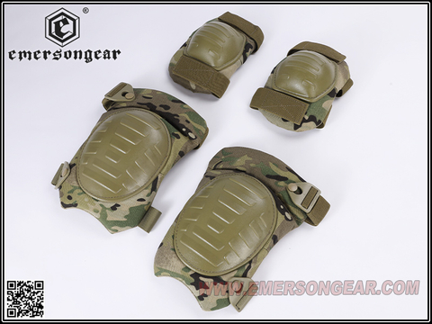 Military Elbow & Knee Pads Set – Non-Slip, MultiCam, Coyote, Black Tactical Protection