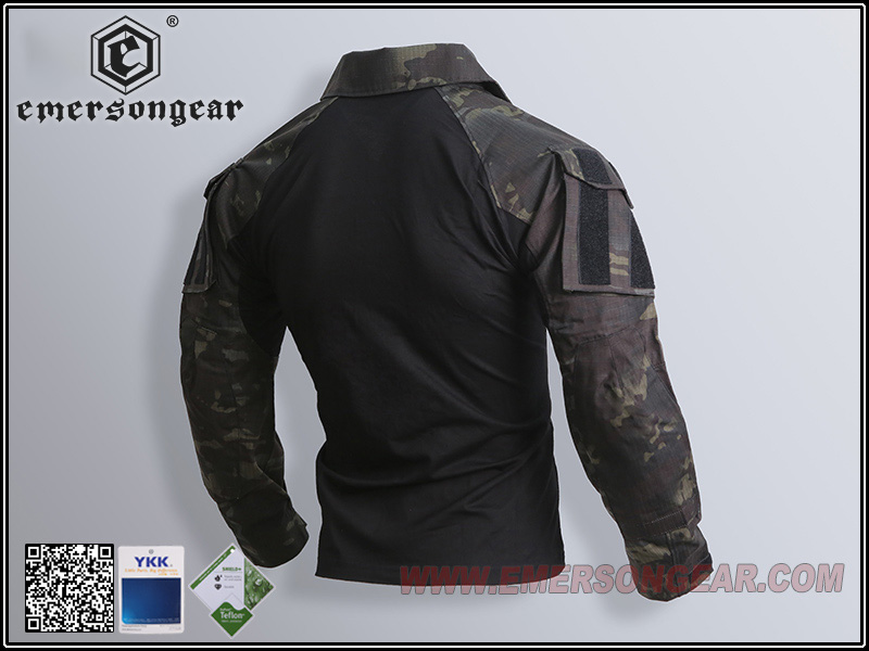 Emersongear G3 Combat Shirt – Men's Tactical Long Sleeve Top (50% Cotton / 50% Polyester)