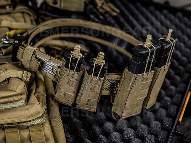 Emersongear "V-Edge" Double Pistol Magazine Pouch