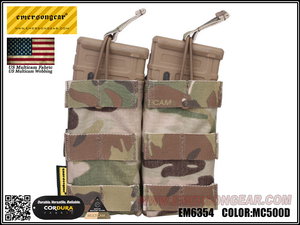 EmersonGear Modular Open Top Double MAG Pouch For:5.56
