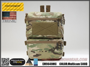 Emersongear FRO Style V5 Vest Back Panel Double Pouch