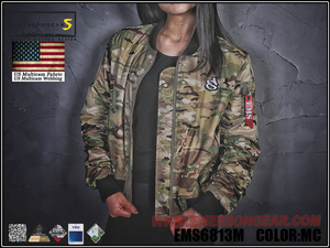 EmersongearS Women MA1 Style Thermolite Jacket